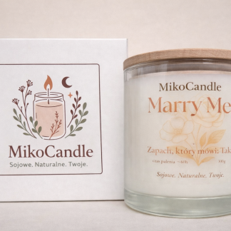 Świeca sojowa Marry Me 300g