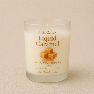 Świeca sojowa Liquid Caramel 150g