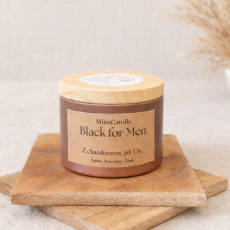 Woski sojowe kominkowe Black for men 100g