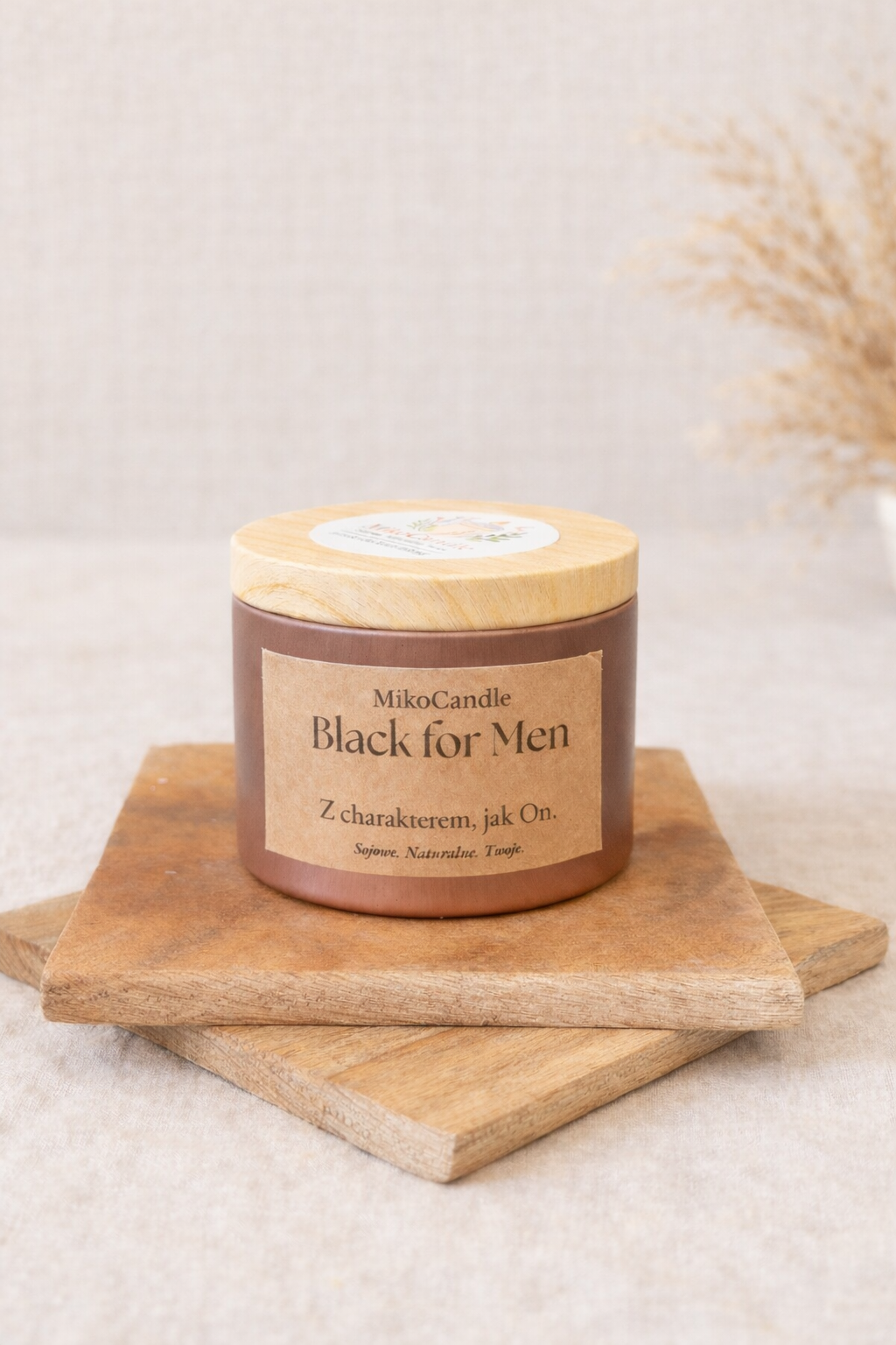 Woski sojowe kominkowe Black for men 100g