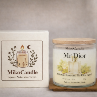 Świeca sojowa Mr Dior 300g