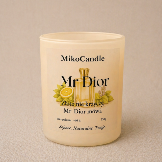 Świeca sojowa Mr Dior 150 g