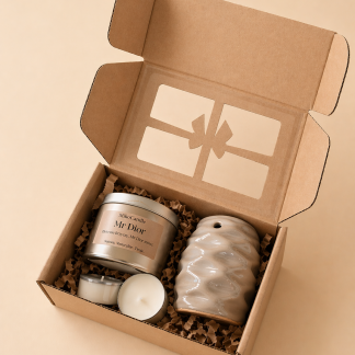 Zestaw prezentowy Mr Dior - kominek + woski + tealighty