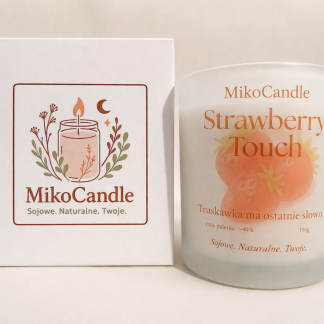 Świeca sojowa Strawberry Touch 150g