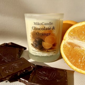 Świeca sojowa Chocolate & Orange 150g