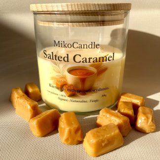 Świeca sojowa Salted Caramel 300g