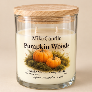 Świeca sojowa Pumpkin Woods 300g