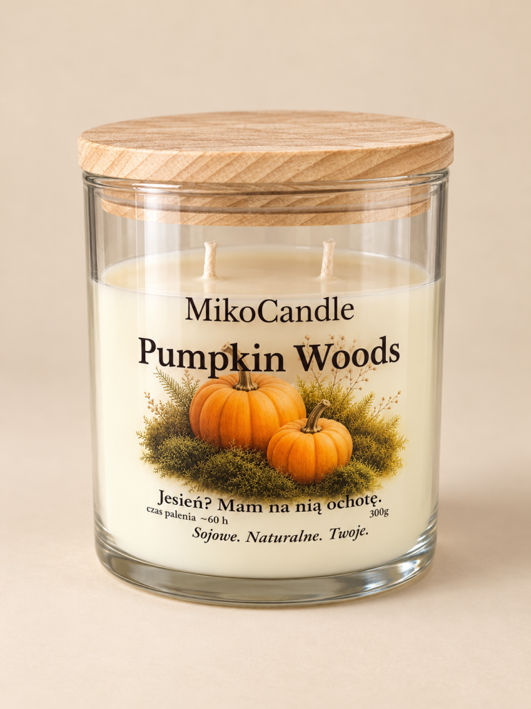 Świeca sojowa Pumpkin Woods 300g